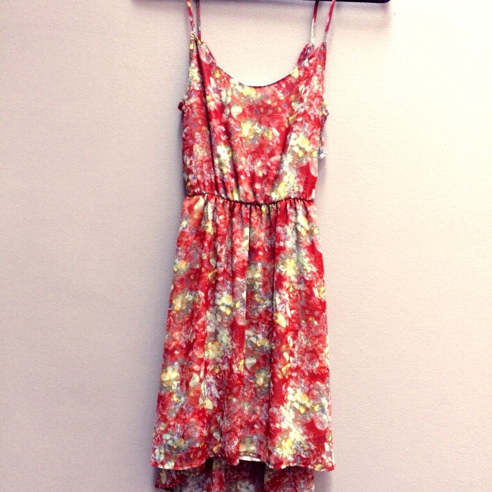 $15 w/bundle Lush Dress Backless High-Low Boho